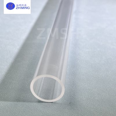 Tubo de vidrio óptico de zafiro 99,999% Al2O3 alta dureza 9,0 pulido tamaño personalizado
