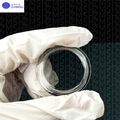 Casilla de reloj transparente de zafiro resistente a los arañazos de cristal único Al2O3