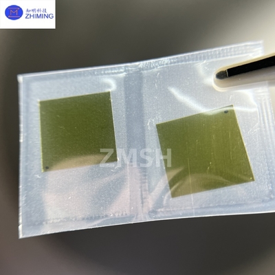 4H-N tipo de sustrato SiC 10x10mm Wafer para electrónica de potencia