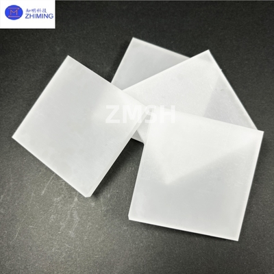 Placa cuadrada de zafiro, cristal único Al₂O₃ 5.5x5.5mm, espesor 6.04 mm