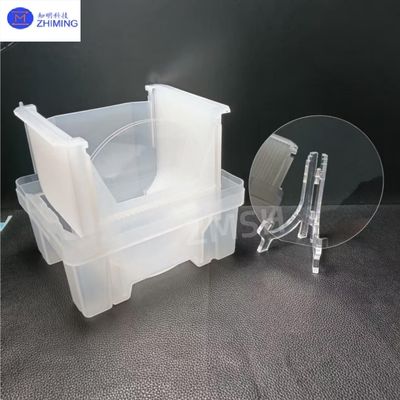 ​​Sustrato de cuarzo de oblea JGS2 de 6 pulgadas DSP 1 mmt Sílice fundida para ventana de alto rendimiento